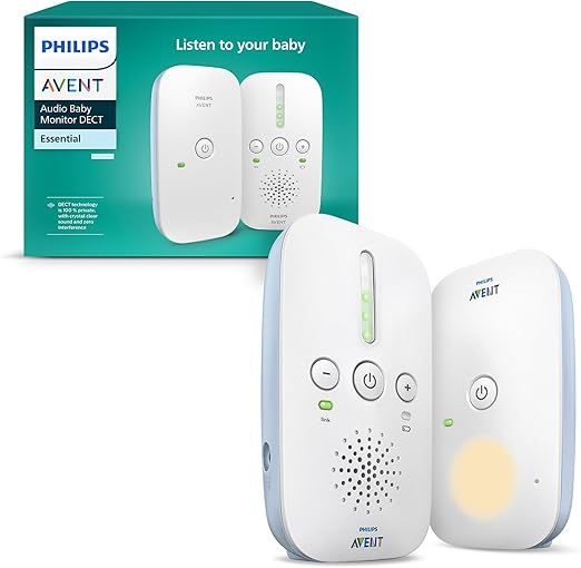 Philips Avent DECT-Babyphone mit Gegensprechfunktion und Nachtlicht